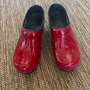 Size 37 Red Sanita Clogs